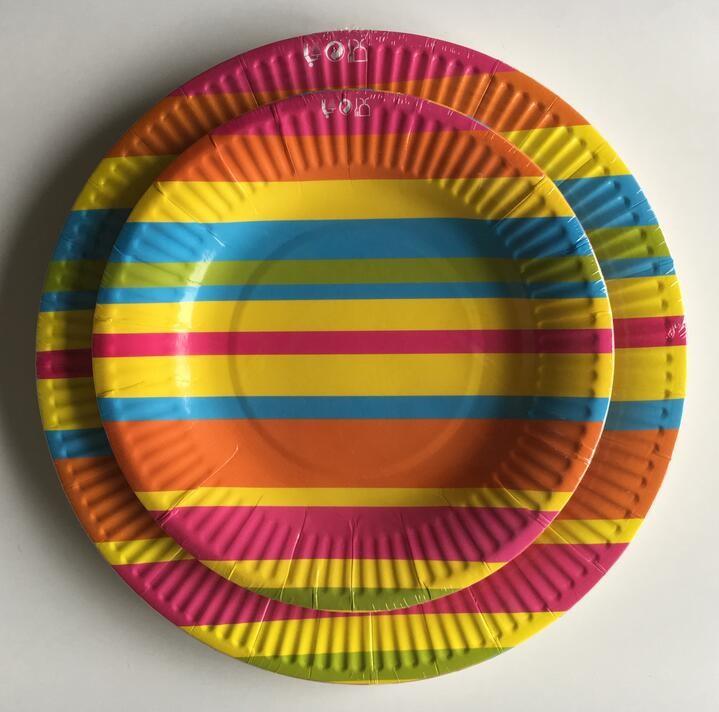 Food Grade White and Colored Cardboard Good Quality Paper Plate