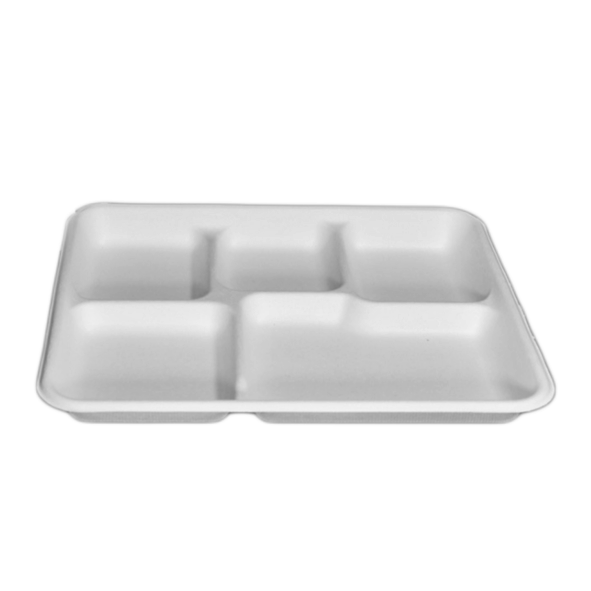 Biodegradable and Compostable Sugarcane Bagasse Tray