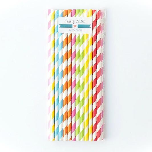Food Grade White and Colored Paper Straw