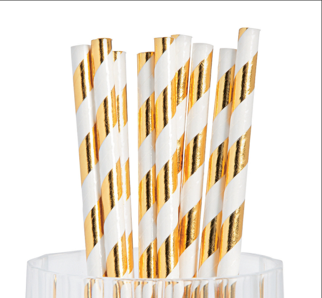 Food Grade White and Colored Paper Straw