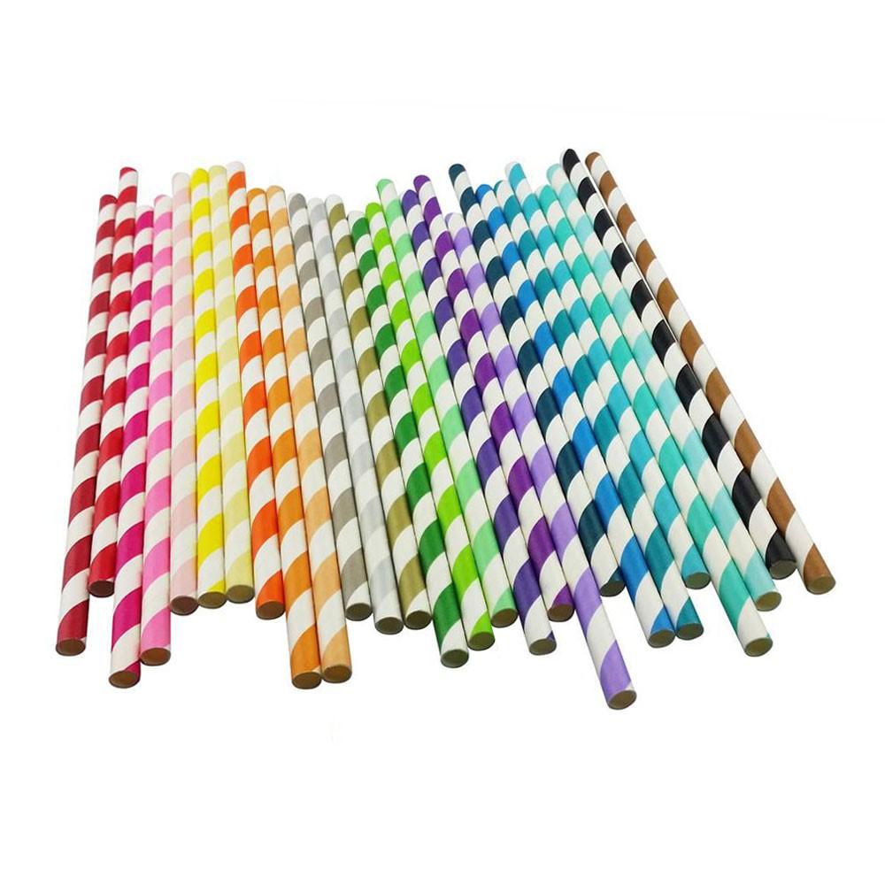 Food Grade White and Colored Paper Straw