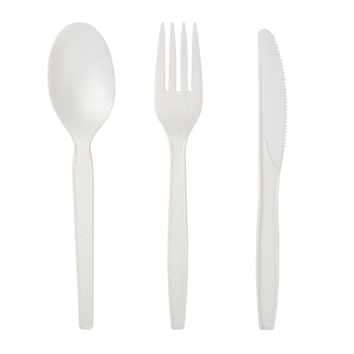 100% Food Grade, Biodegradable and Compostable CPLA Cutlery