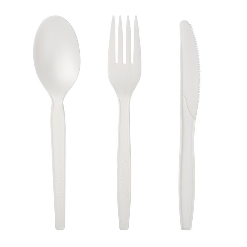 100% Food Grade, Biodegradable and Compostable CPLA Cutlery