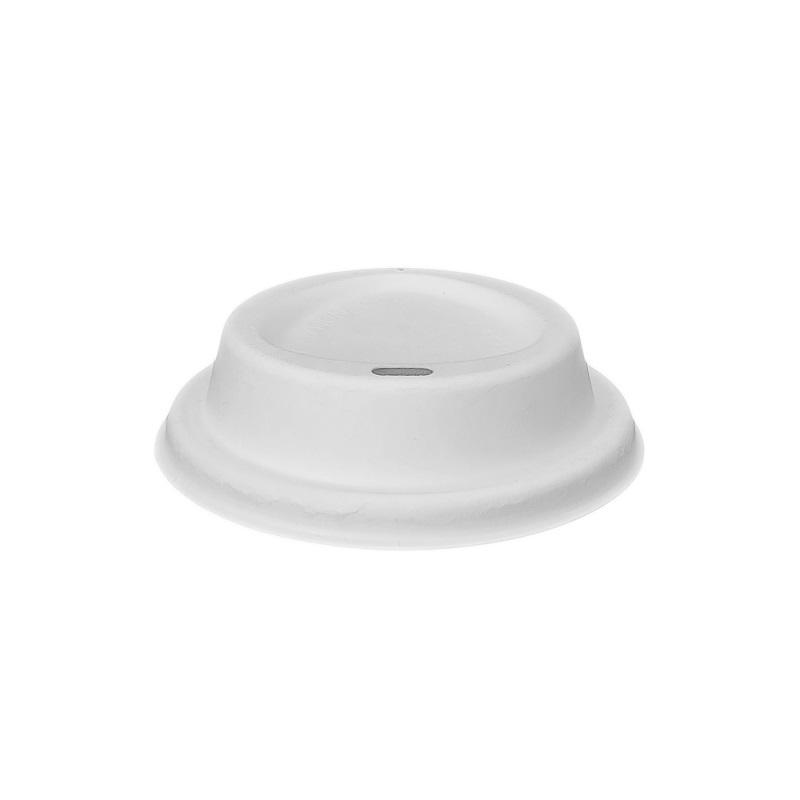 Biodegradable and Compostable Sugarcane Bagasse Coffee Cup Lid